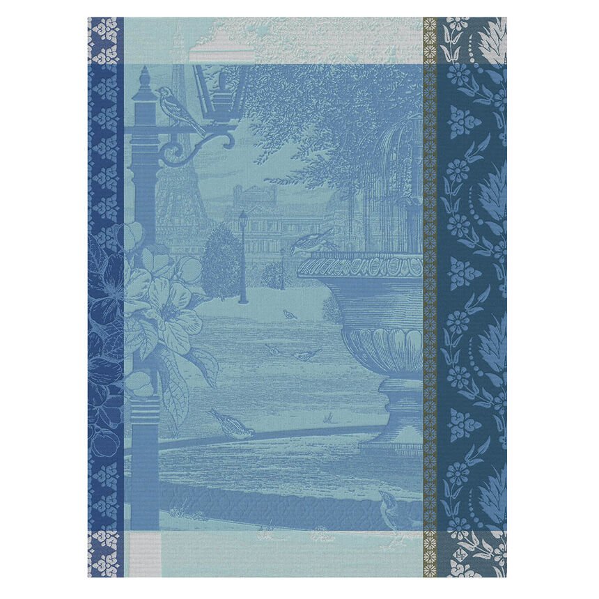 Tea Towel Jardin Parisien Garden Blue