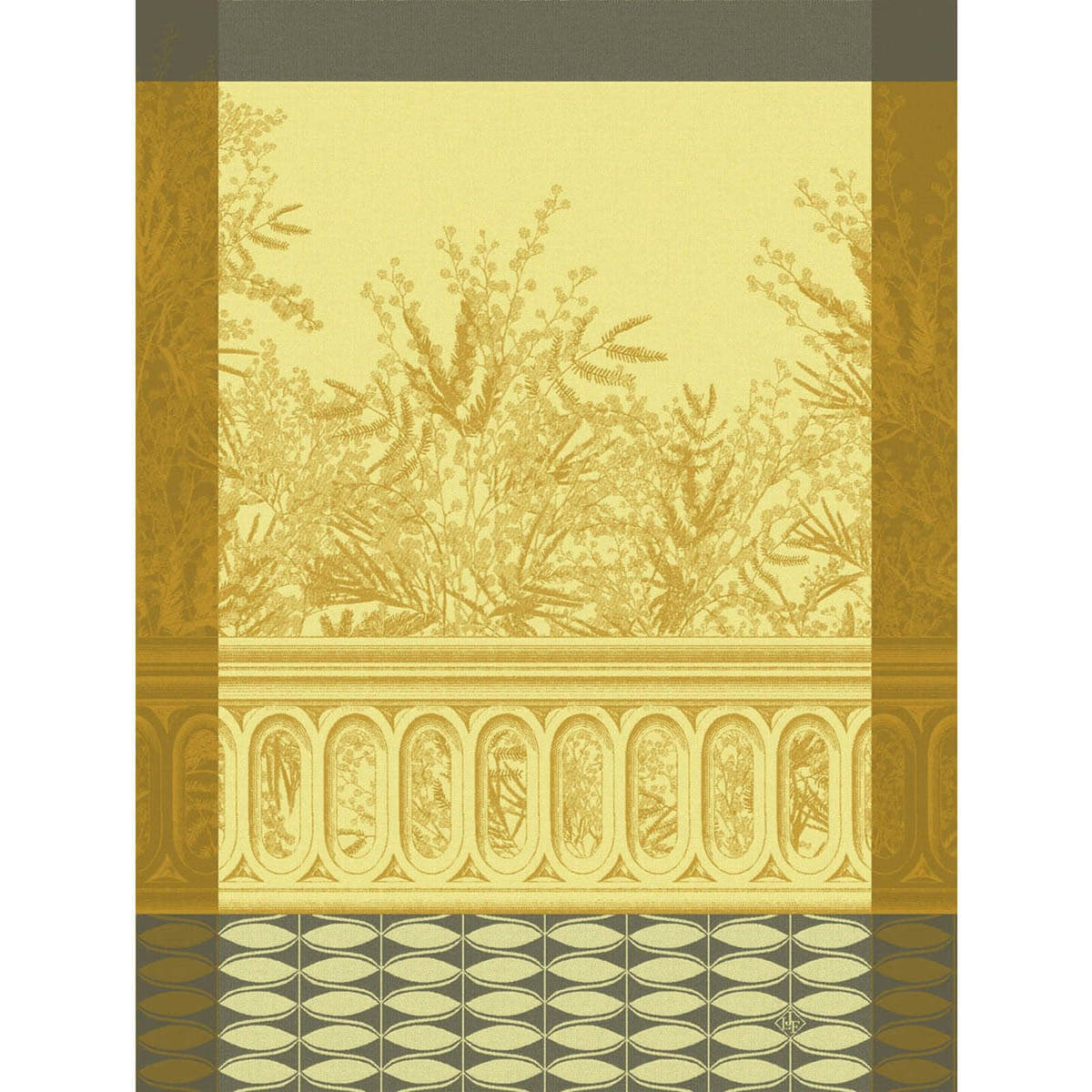 Tea Towel Riviera Mimosa Yellow - Le Jacquard Francais - Gaudion Furniture
