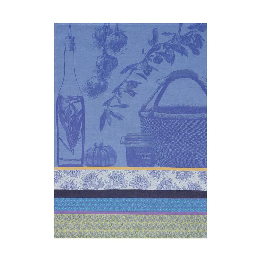 Tea Towel Saveurs Blue - Gaudion Furniture