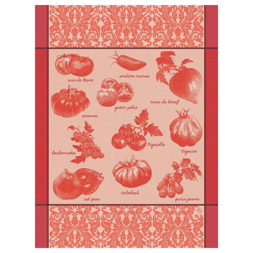 Tea Towel Tomatoe Le Jacquard Francais