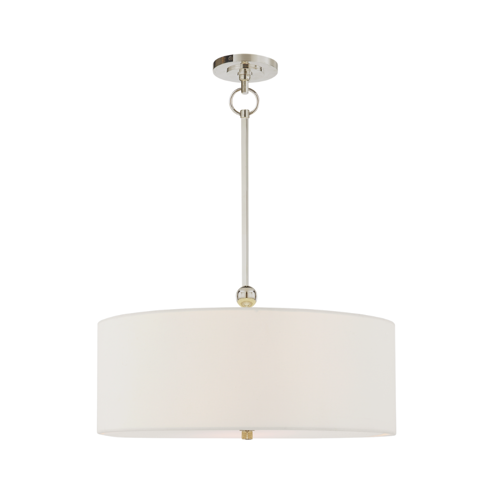 Visual Comfort & Co Pendant Light Reed Hanging Shade