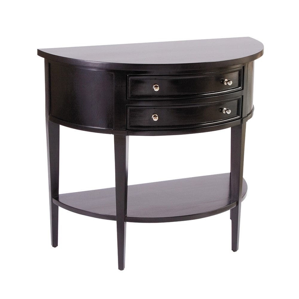 Xavier Furniture Console Hall Table Louis Console Table Black