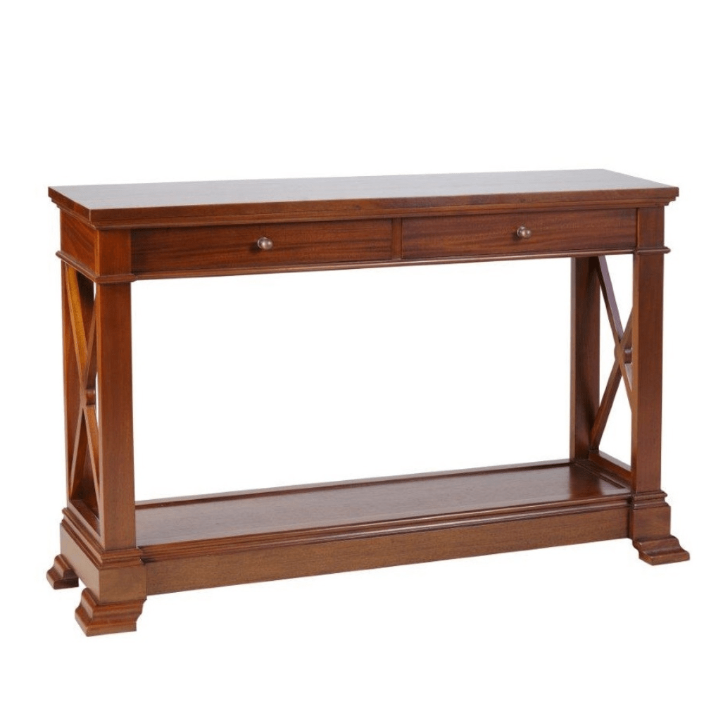 Xavier Furniture Console Hall Table Oslo 2 drawer Hall Table
