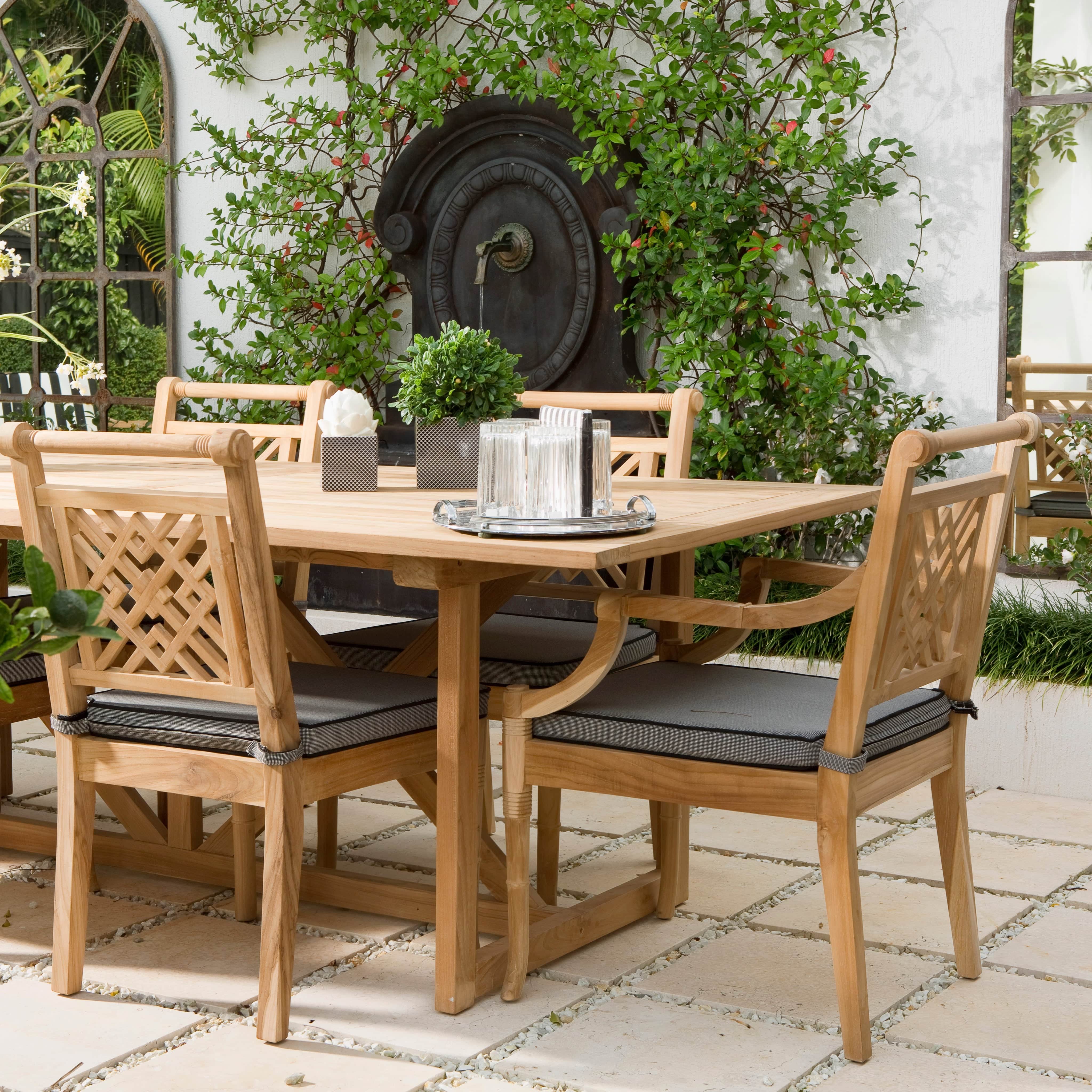 Xavier Furniture Outdoor Furniture Portofino Outdoor Teak Dining Chair