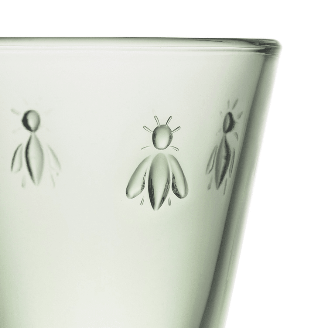 Bee Wine Glass Olive Green Set of 6 - Gaudion Furniture