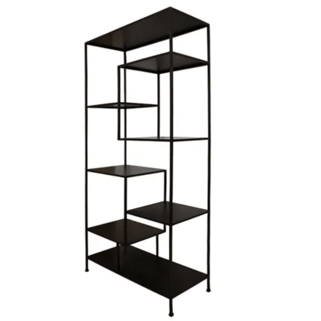 Black Metal Shelving - Gaudion Furniture