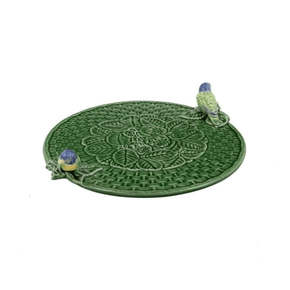 BORDALLO PINHERIO Serving Platters Bordallo Pinherio Blue Bird Round Platter