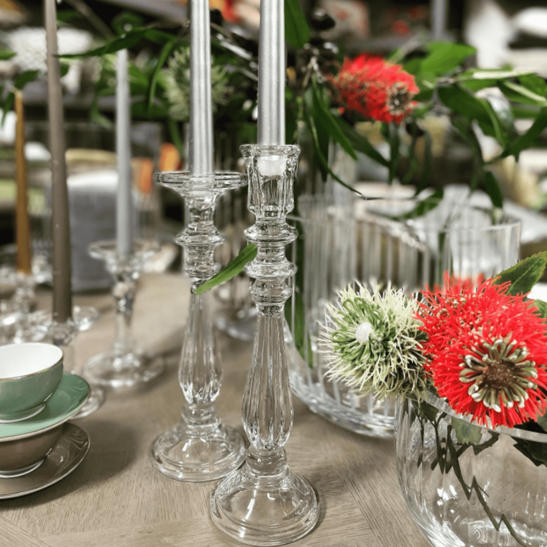Candleholder Glass Queen - Gaudion Furniture