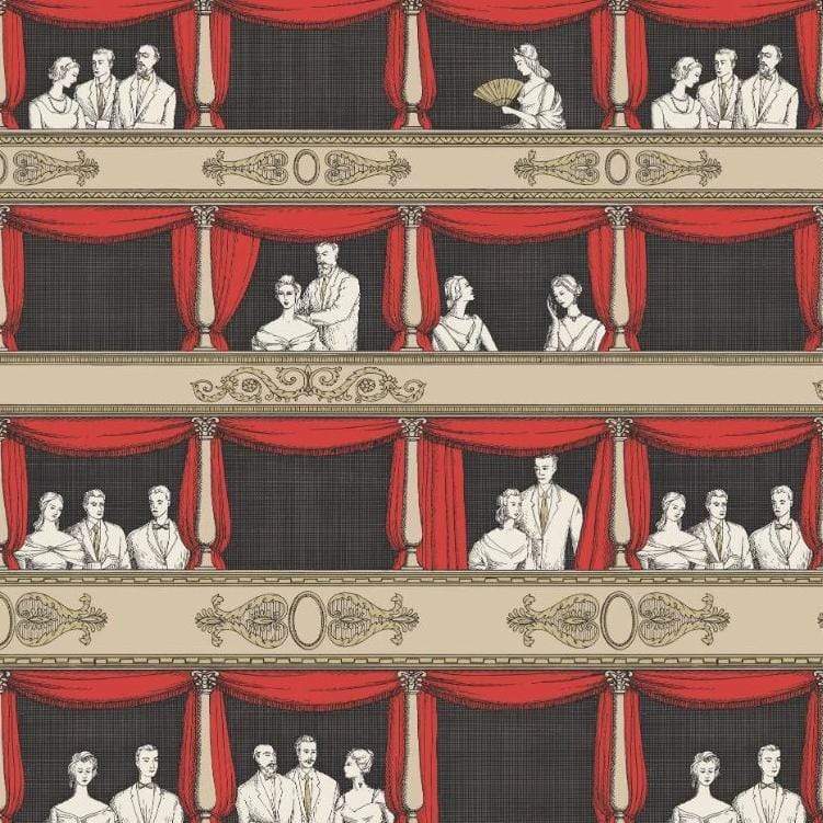 Linen & Rouge Teatro Wallpaper Roll Cole and Son Fornasetti Teatro Wallpaper 3 colours