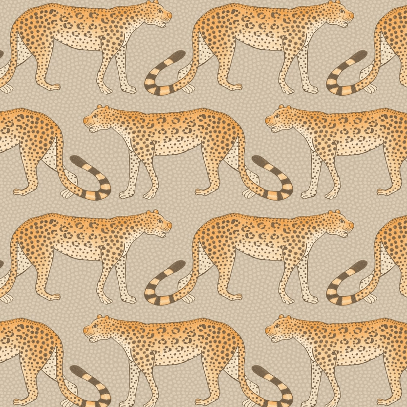 Leopard Walk Wallpaper 109/2010 Cole and Son Ardmore Leopard Wallpaper 5 Colours