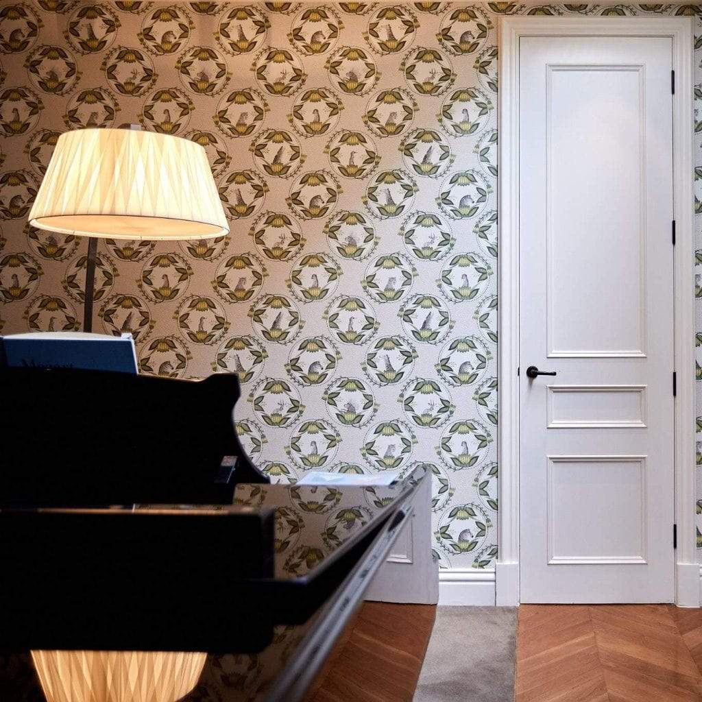 Cole & Son Ardmore Cameos Wallpaper 4 Colours - Gaudion Furniture