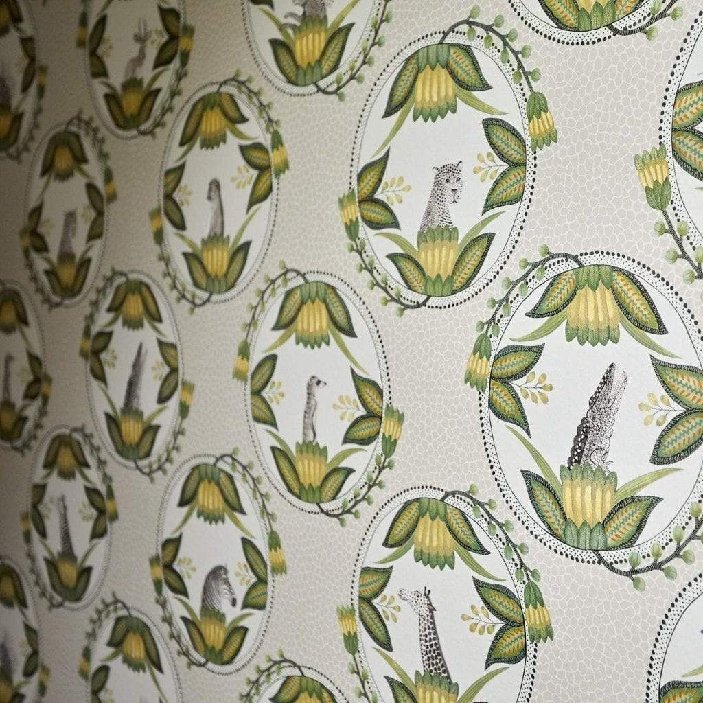 Cole & Son Ardmore Cameos Wallpaper 4 Colours - Gaudion Furniture