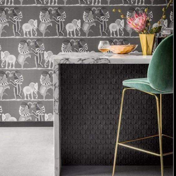Cole & Son Ardmore Safari Dance Wallpaper - Gaudion Furniture