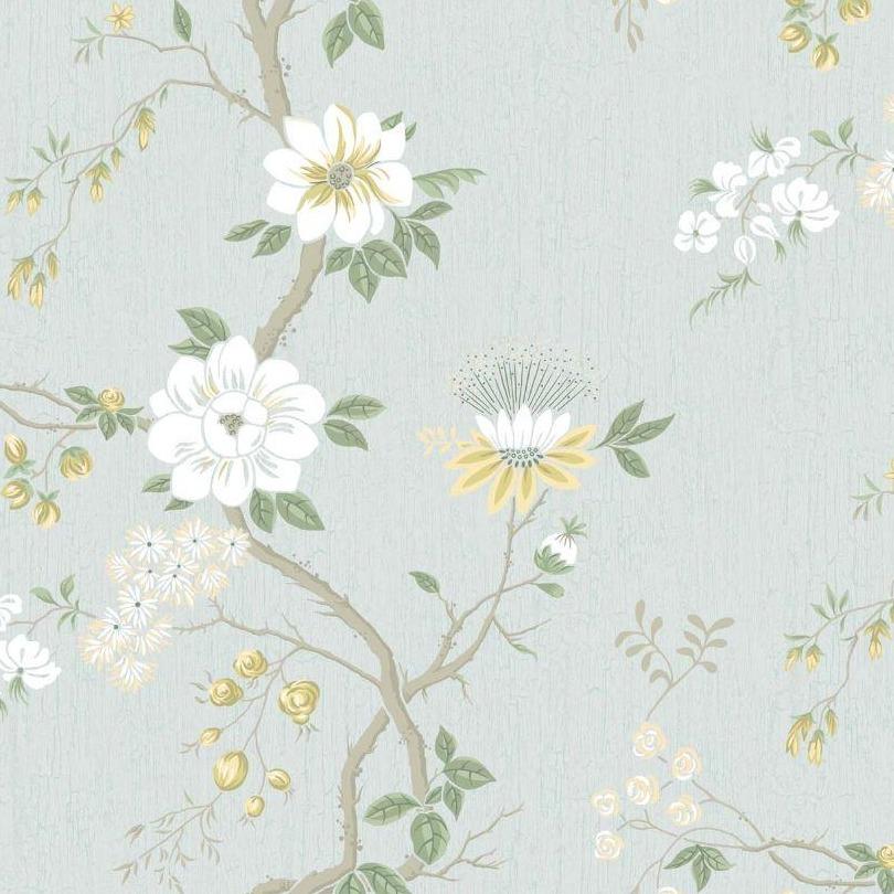 Cole & Son Botanical Botanica Camellia Wallpaper 5 Colours - Gaudion Furniture