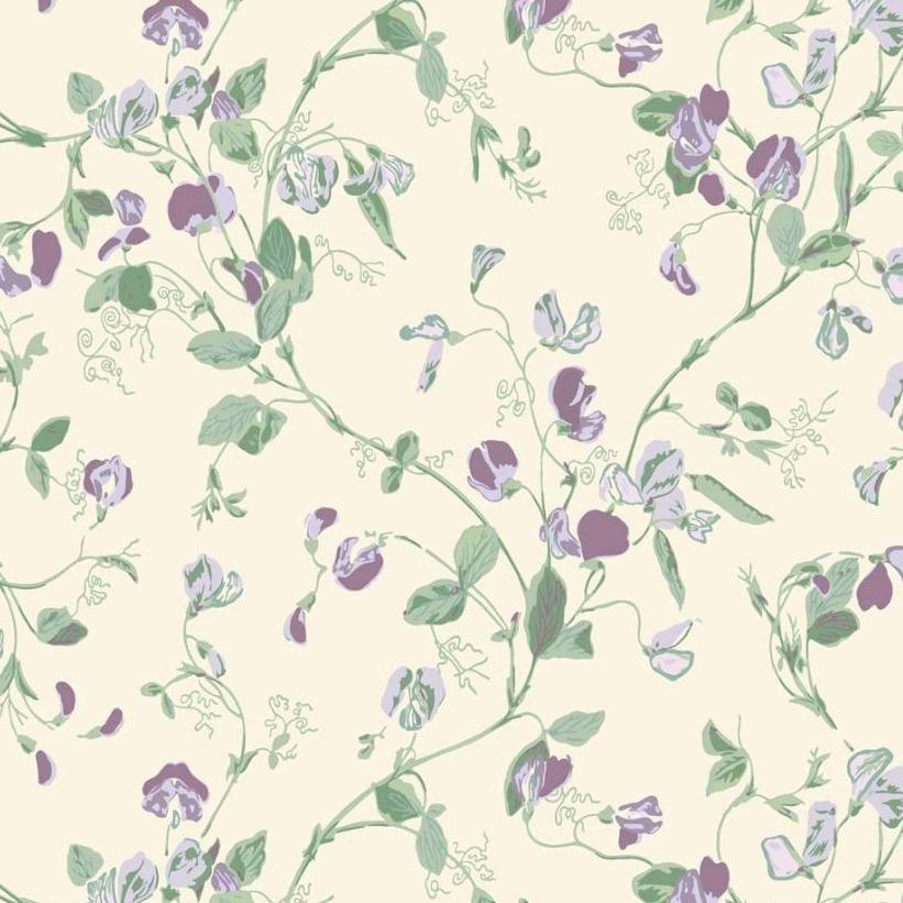 Cole & Son Botanical Botanica Sweet Pea Wallpaper 6 Colours - Gaudion Furniture