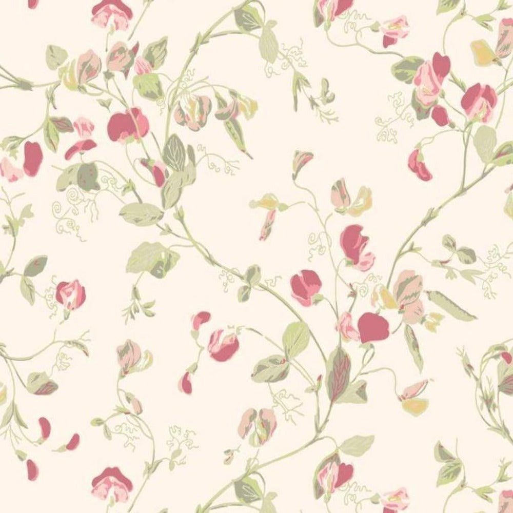 Cole & Son Botanical Botanica Sweet Pea Wallpaper 6 Colours - Gaudion Furniture