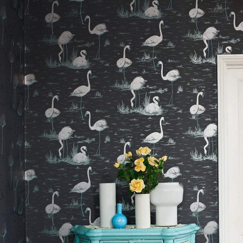Cole & Son Flamingos Wallpaper 6 Colours - Gaudion Furniture