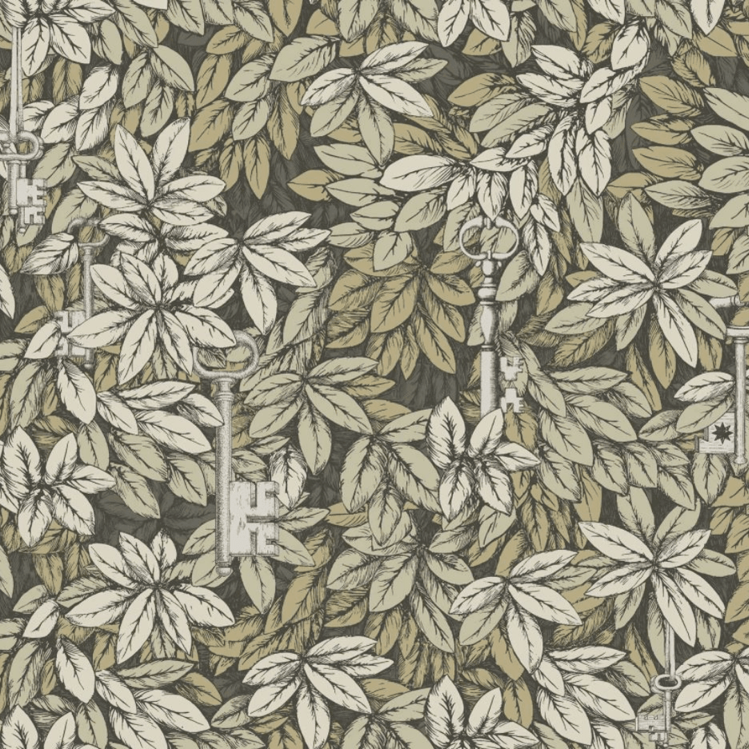 Cole & Son Fornasetti Chiavi Segrete Wallpaper 6 Colours - Gaudion Furniture