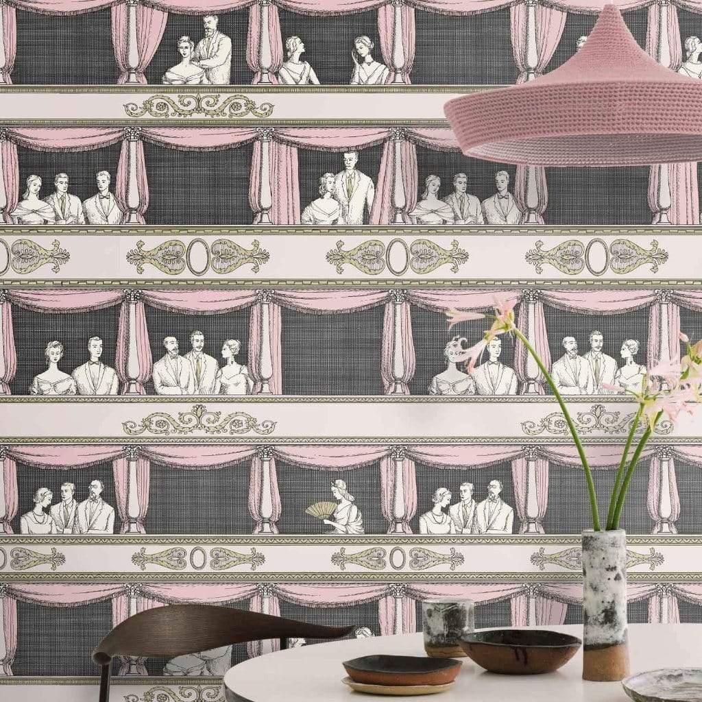 Cole & Son Fornasetti Teatro Wallpaper 3 Colours - Gaudion Furniture