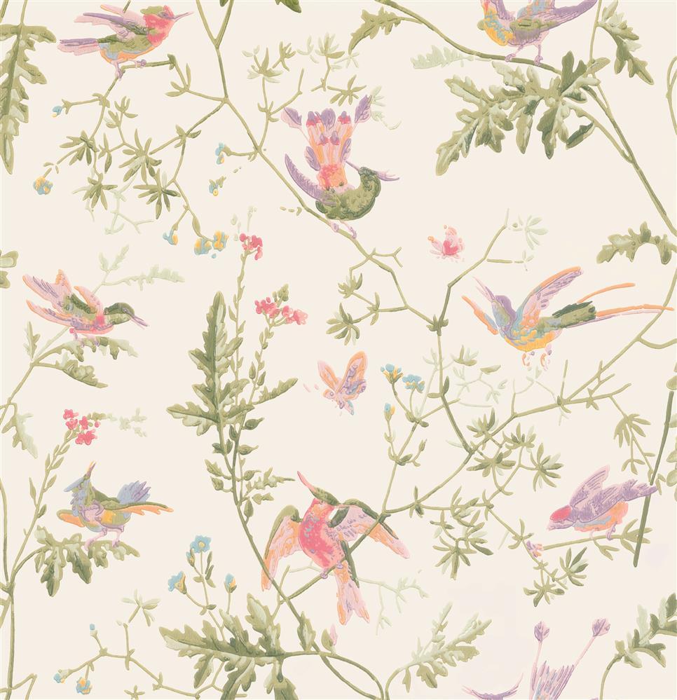 Cole & Son Hummingbirds Wallpaper 9 Colours - Gaudion Furniture