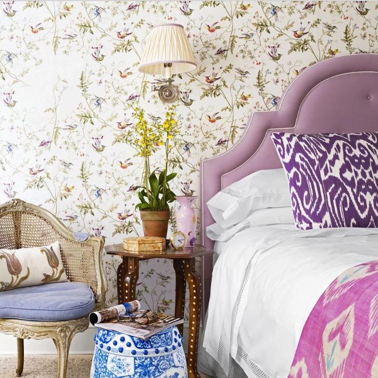 Cole & Son Hummingbirds Wallpaper 9 Colours - Gaudion Furniture