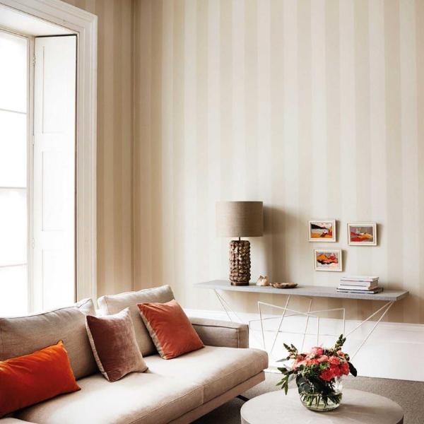 Cole & Son Marquee Stripes Jaspe Stripe Wallpaper 8 Colours - Gaudion Furniture