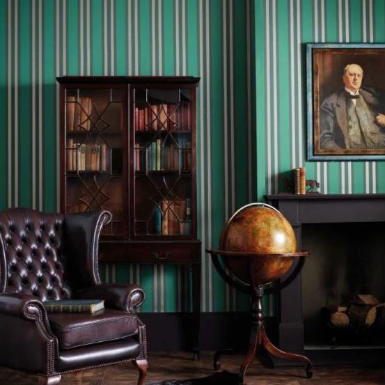 Cole & Son Marquee Stripes Polo Stripe Wallpaper 6 Colours - Gaudion Furniture
