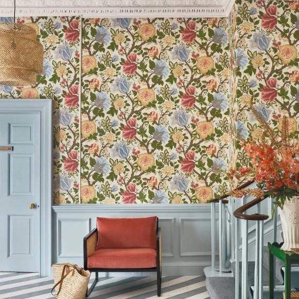 Cole & Son The Pearwood Midsummer Bloom Wallpaper - Gaudion Furniture