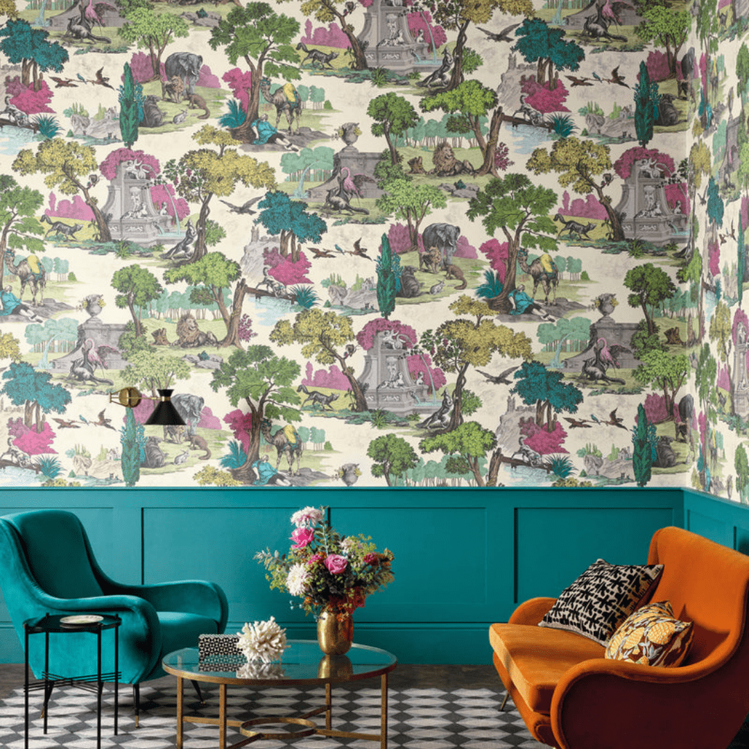 Cole & Son Versailles Grand Wallpaper - Gaudion Furniture