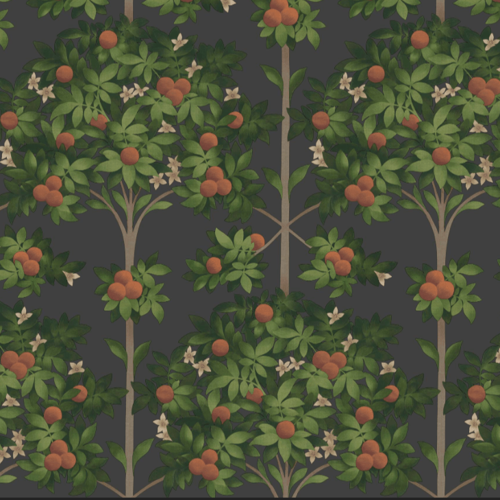 Seville Orange Blossom Wallpaper Roll Cole and Son Seville Orange Blossom Wallpaper 4 colours
