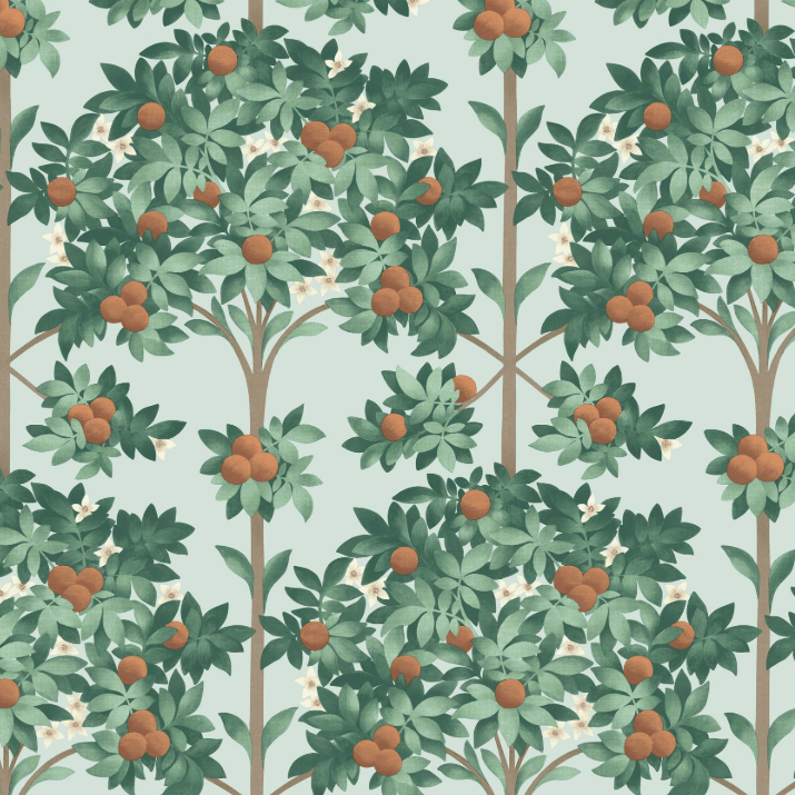 Seville Orange Blossom Wallpaper Roll Cole and Son Seville Orange Blossom Wallpaper 4 colours