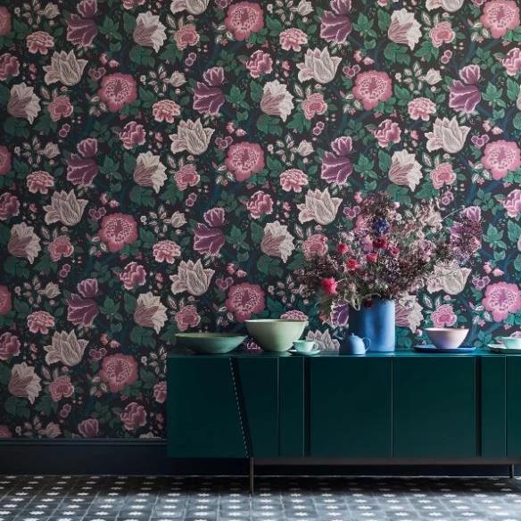 Cole & Son Wallpaper Cole and Son The Pearwood Midsummer Bloom Wallpaper