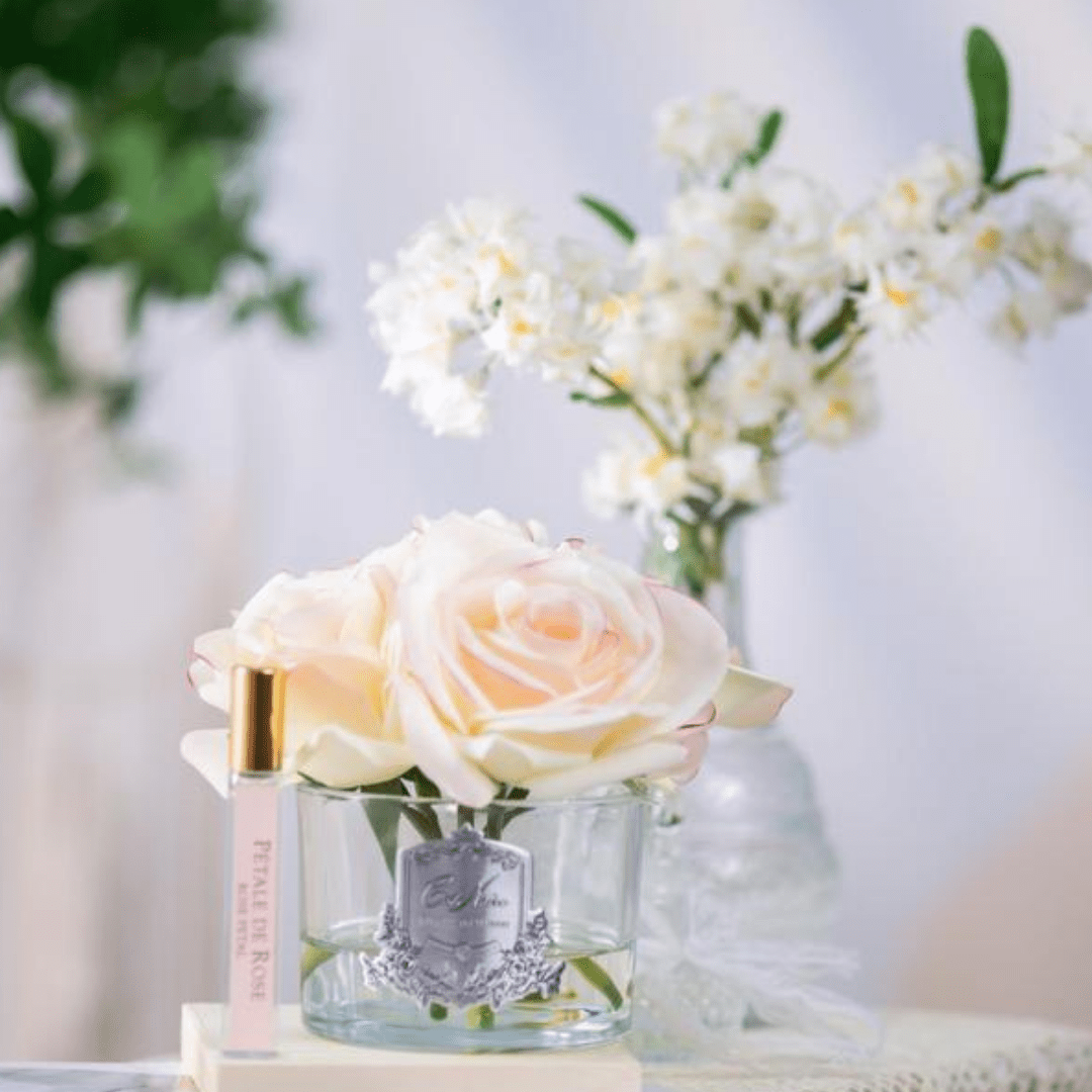 Cote Noire 5 Rose Blush Clear Glass - Gaudion Furniture