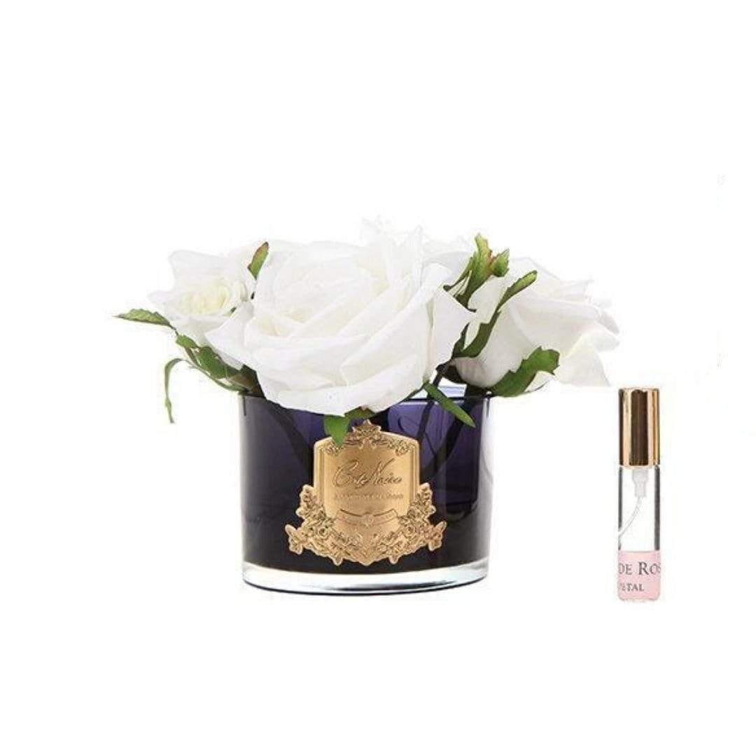 Cote Noire 5 Rose White with Black Vase - Gaudion Furniture