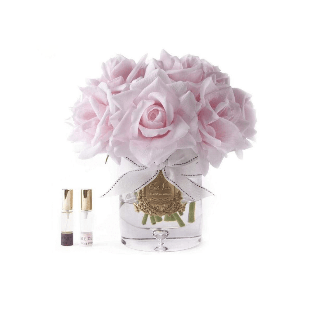 Cote Noire Perfumed 12 Rose French Pink Bouquet - Gaudion Furniture