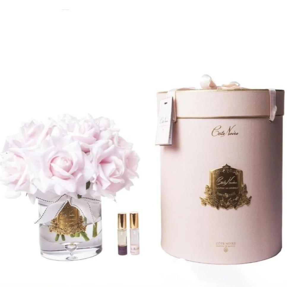 Cote Noire Perfumed 12 Rose French Pink Bouquet - Gaudion Furniture