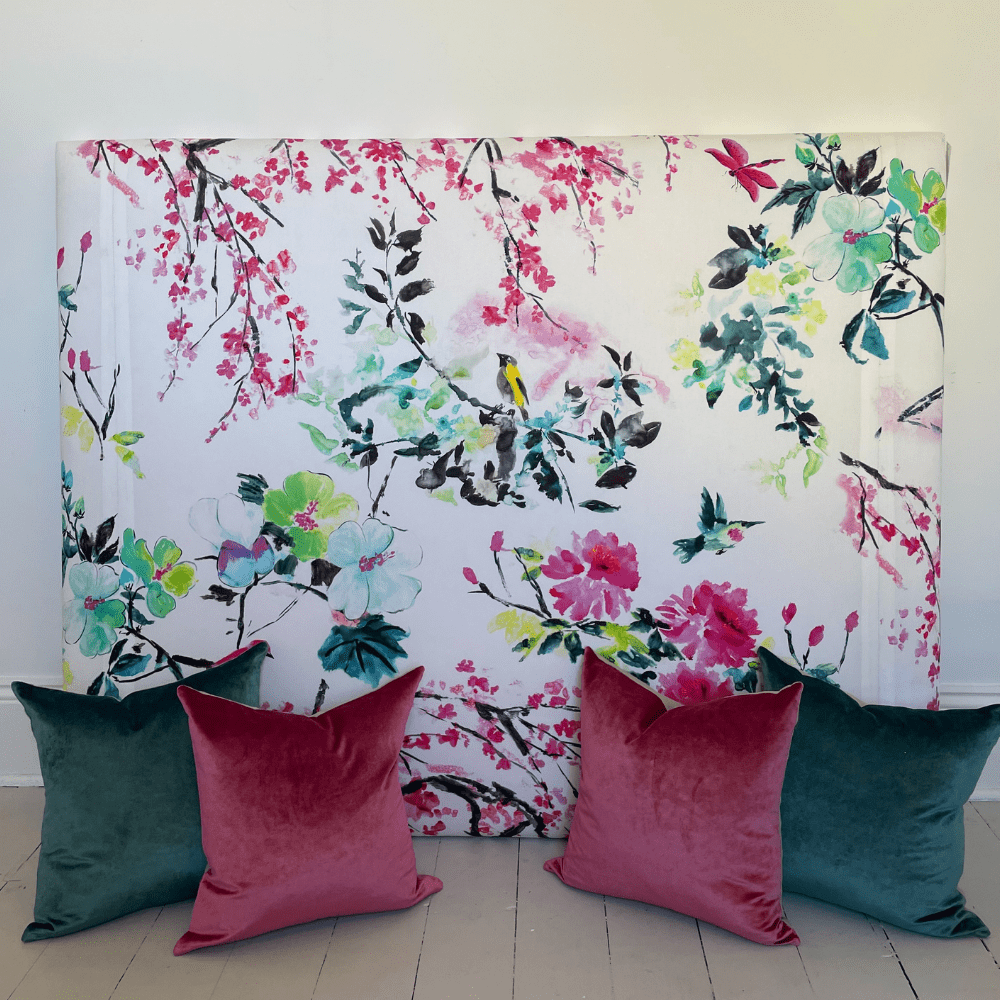 Custom Made Straight Top Upholstered Bedhead - Gaudion Furniture