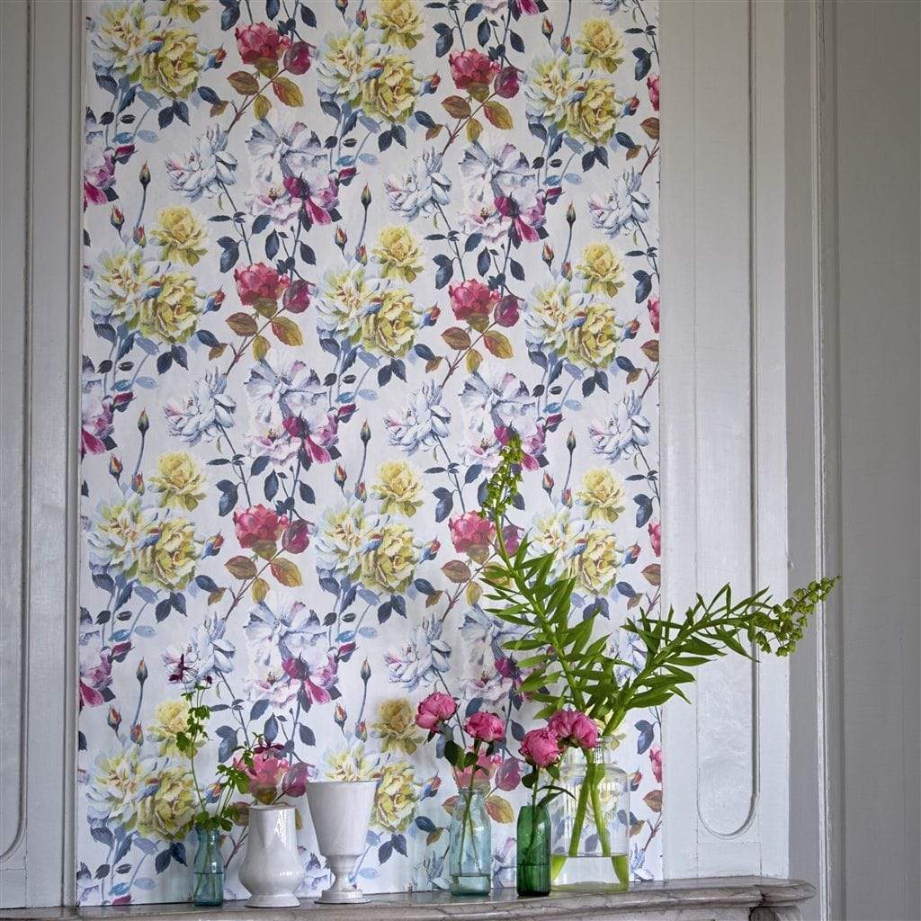 Designers Guild Couture Rose Wallpaper - Gaudion Furniture