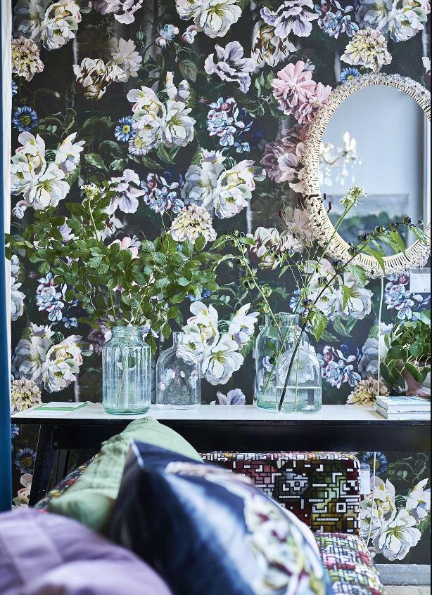 Designers Guild Delft Flower Wallpaper - Gaudion Furniture