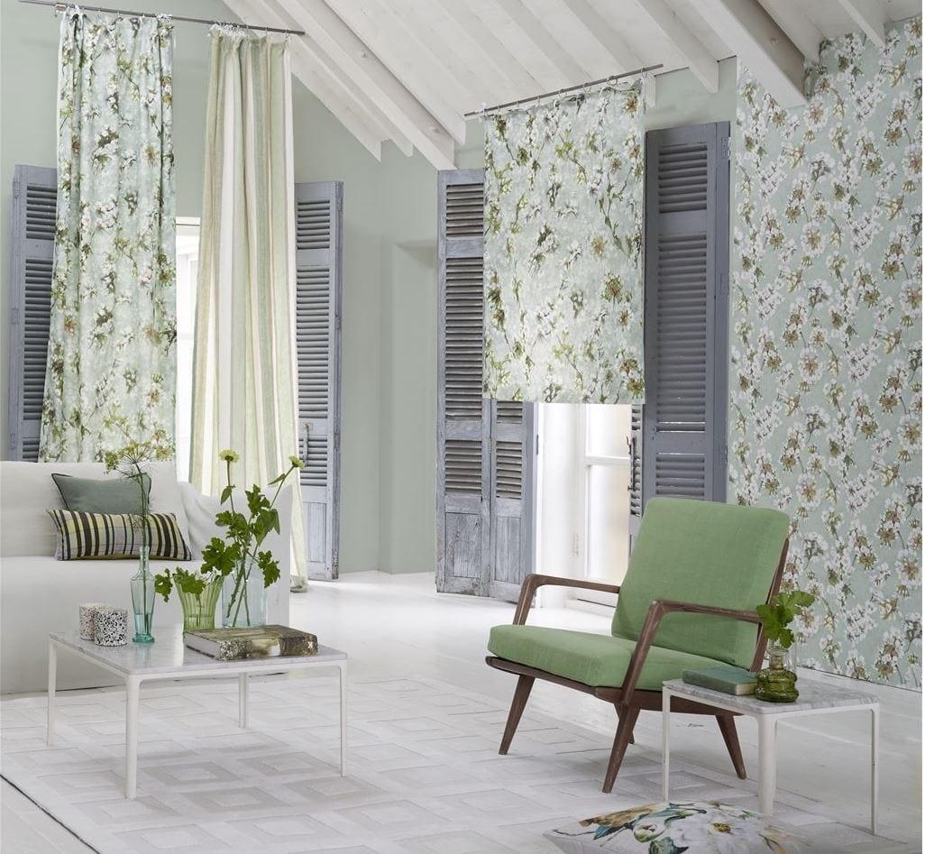 Designers Guild Fleur D Assam Wallpaper 5 Colours - Gaudion Furniture