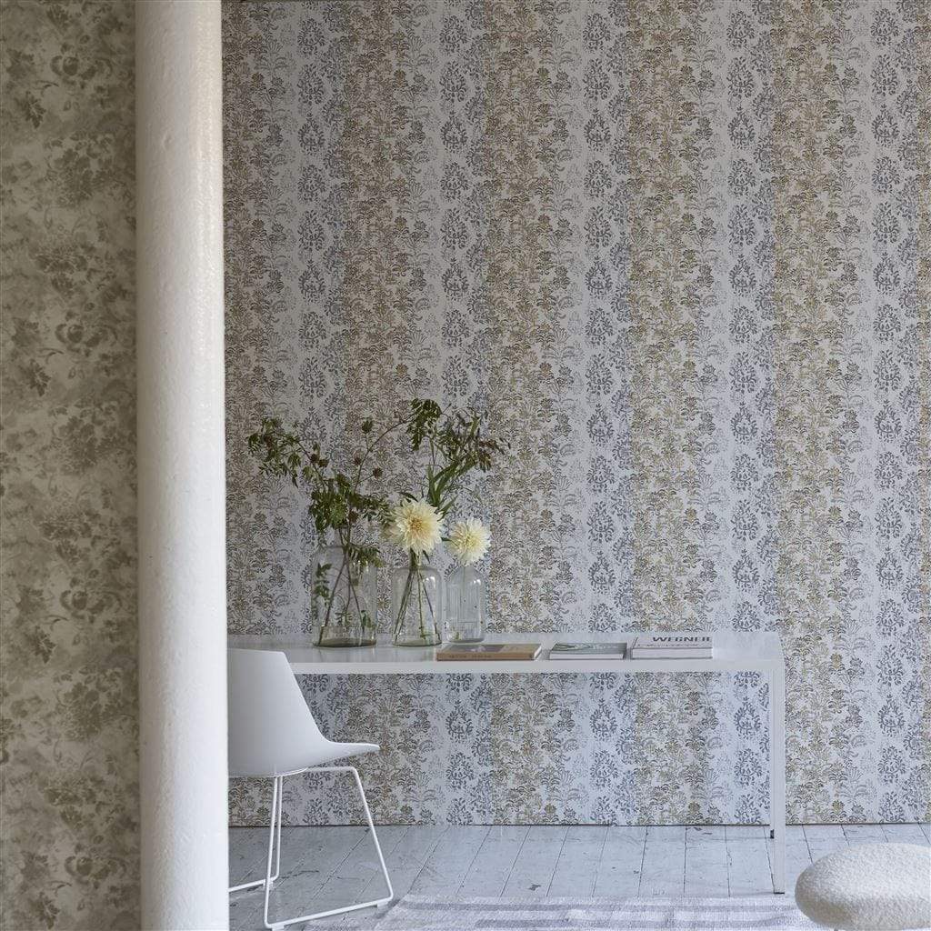 Designers Guild Kasavu Wallpaper 5 Colours - Gaudion Furniture