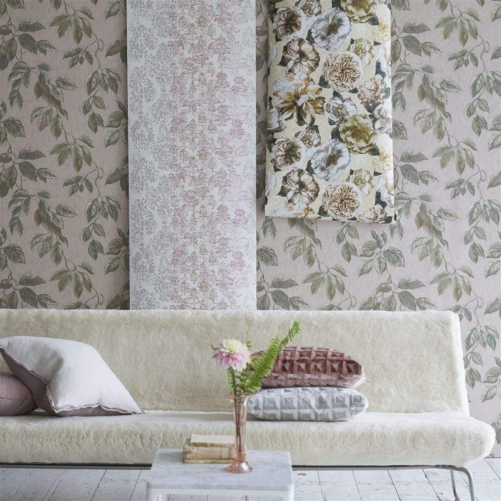 Designers Guild Kasavu Wallpaper 5 Colours - Gaudion Furniture