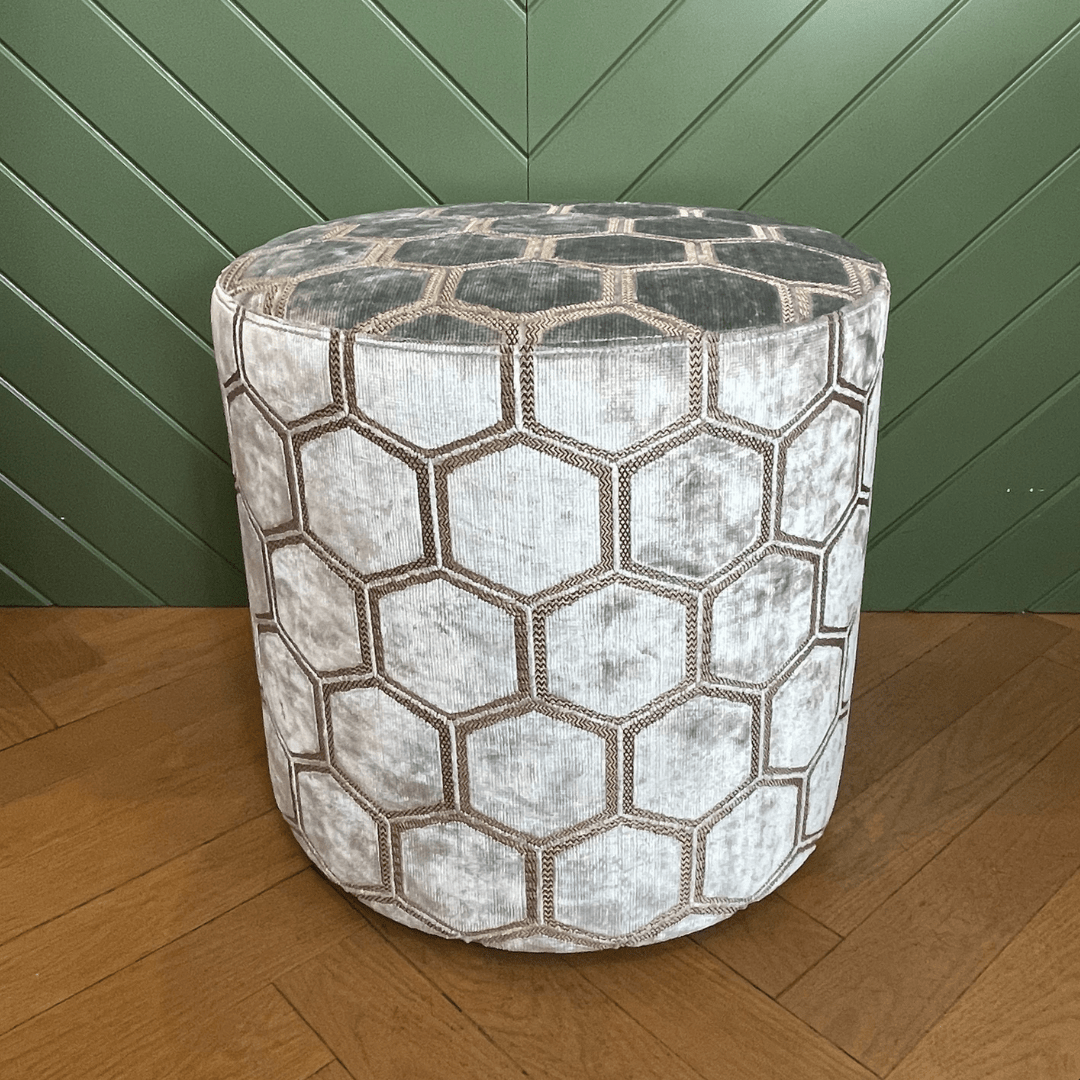 Designers Guild Ottoman Designers Guild Round Manipur Ottoman