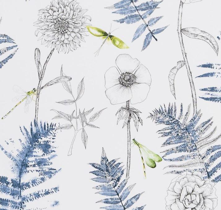 Indigo Acanthus Moss Wallpaper Roll Designers Guild Acanthus Wallpaper 5 colours