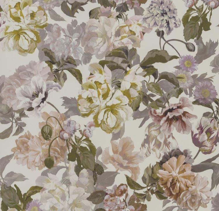 Linen Delft Flower Wallpaper Roll Designers Guild Delft Flower Wallpaper - 5 Colourways