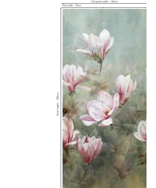 Designers Guild Wallpaper Designers Guild Yulan Magnolia Wallpaper Panel