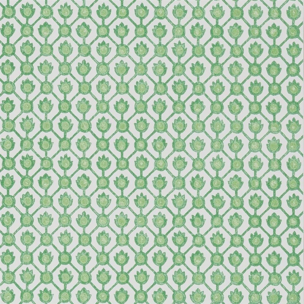 Designers Guild Wallpaper Designers Guild Jaal  Emerald Wallpaper