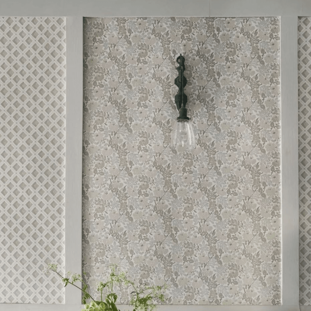 English Heritage Carlisle Fauna Plaster Wallpaper 5 Colours - Gaudion Furniture