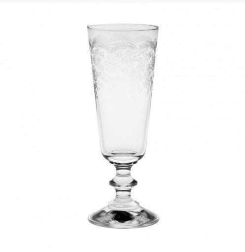 Etched Champagne, Wine & Stemless Glasses - Gaudion Furniture