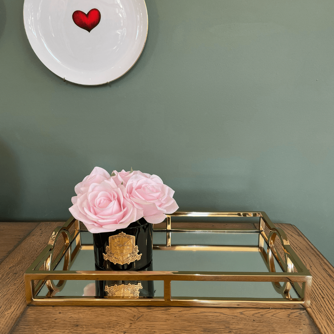 GAUDION FURNITURE 113 Mirrored Tray Gold Mirrored Tray Medium